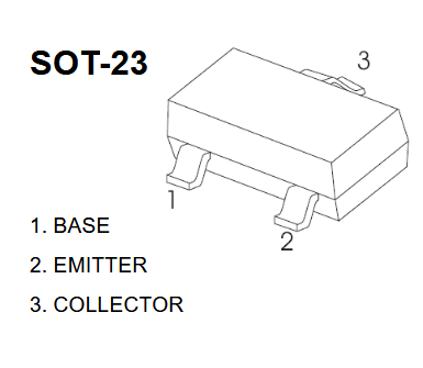 S8050 NPN Transistor Pinout