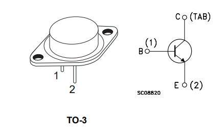 2N3771 Transistor Pinout Details