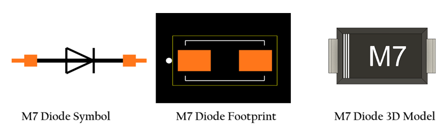 M7 Diode CAD Models