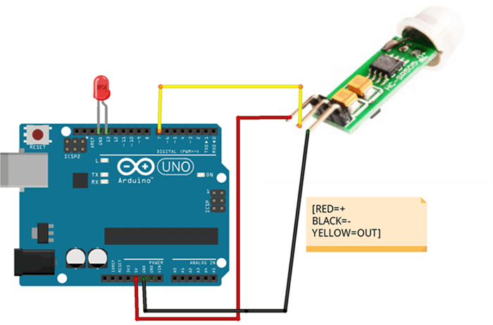 HC-SR505 Sensor w/ Arduino