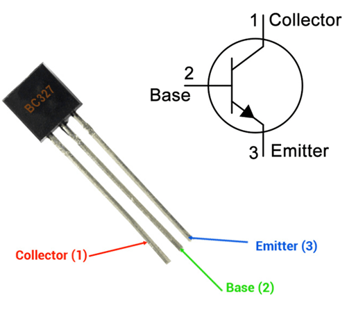 BC327 Transistor Pinout Configuration