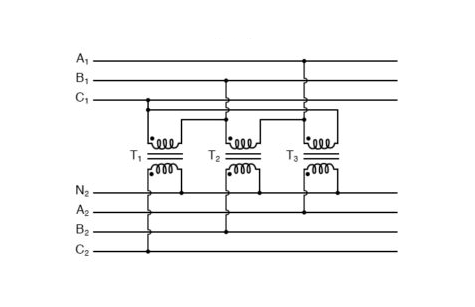 Figure 4. Delta-Star (Δ-Y) Connection