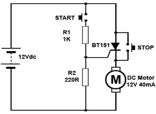 BT151-650R Working in Circuit