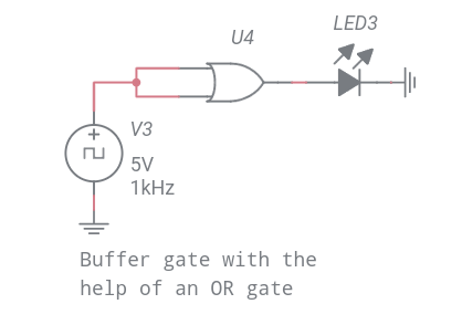 Figure 13. Using an OR Gate