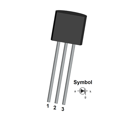 PCR406 Thyristor Pinout