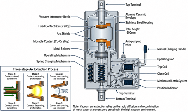 Working Principle of Vacuum Circuit Breaker
