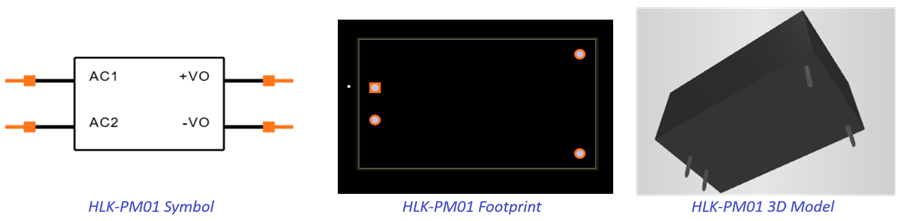 HLK-PM01 Power Module CAD Models