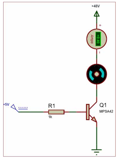 Utilizing MPSA42 NPN Transistor