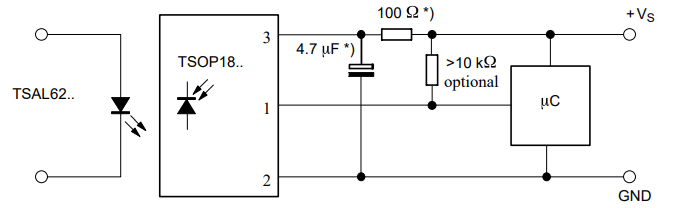 TSOP1838 Working in Circuit