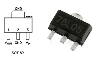 78L05 Voltage Regulator Pinout Details