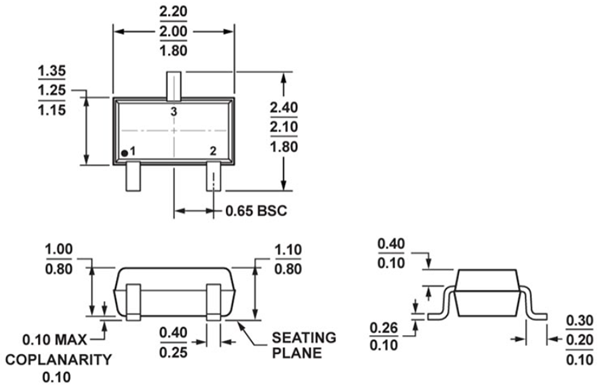 LM4041 Mechanical Dimensions