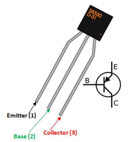 S8550 Transistor Pinout