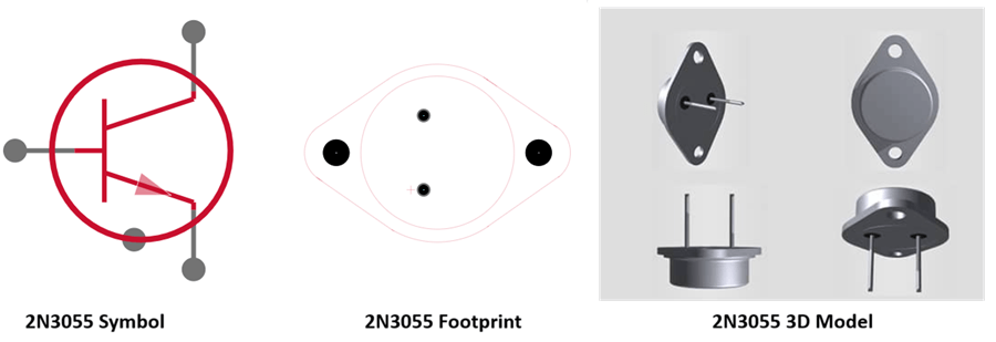 2N3055 Transistor CAD Models