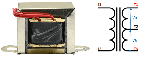 12-0-12 Center Tapped Transformer 