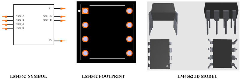 LM4562 CAD MODEL