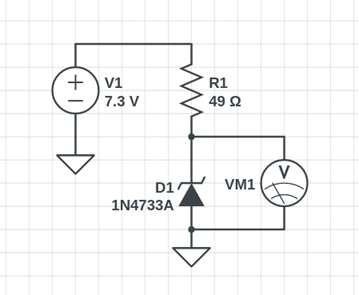 1N4733A Working in Circuit