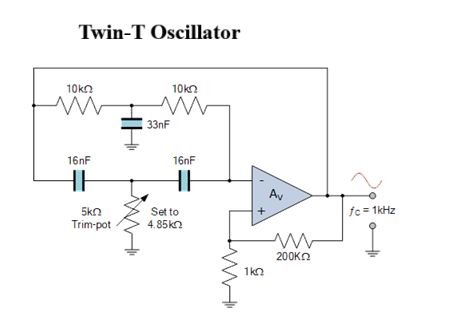 Twin-T Oscillator