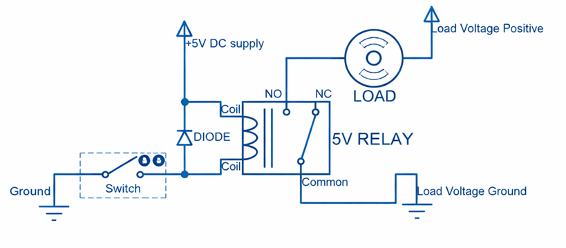 Using a 5V 5-Pin Relay in Electronic Circuits