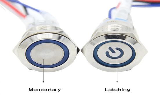 Figure 8. Momentary Switch Vs Latching Switch