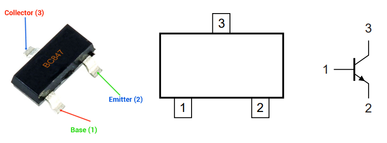 BC847 Transistor Pinout