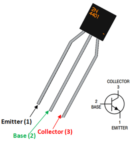 2N4401 Transistor Pinout Details
