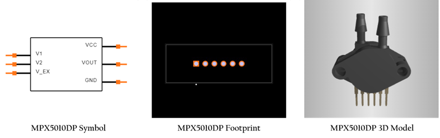 MPX5010DP CAD Models
