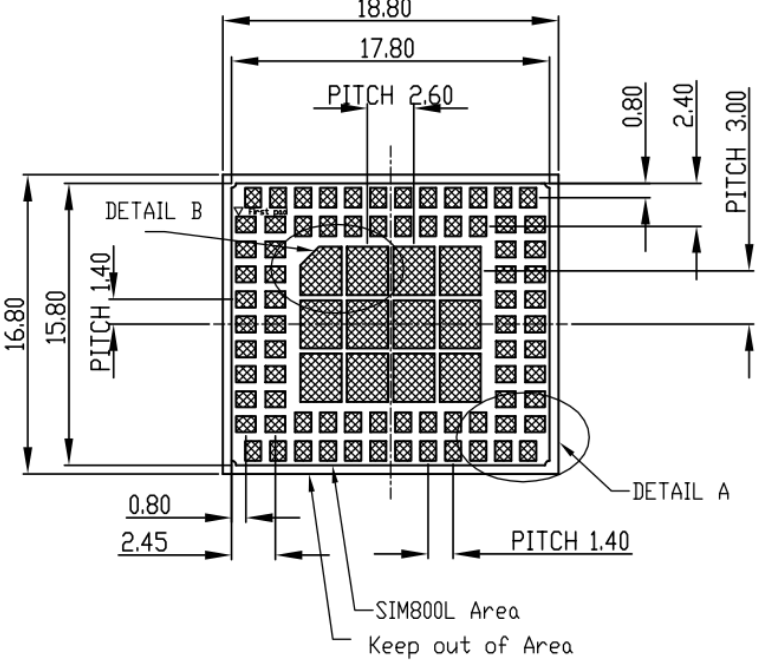 Recommended&ensp;PCB&ensp;Footprint: