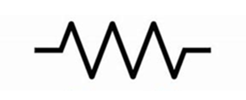 Common Resistor Symbols: Zigzag Line