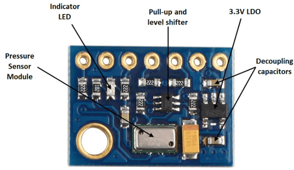 MS5611 Sensor Module Components