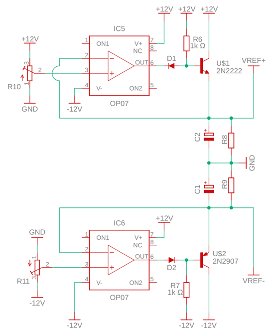 2N2907 as a Precision Reference Buffer and Control Transistor
