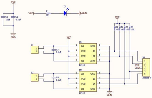 L9110 Application Circuit Diagram