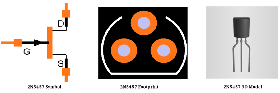  2N5457 JFET CAD Models