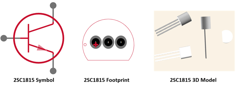 2SC1815 Transistor CAD Models