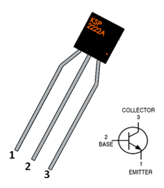 KSP2222A Transistor PINOUT