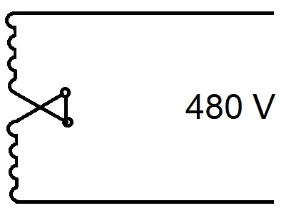 Figure 5. 480 V, 2-wire, Single Phase
