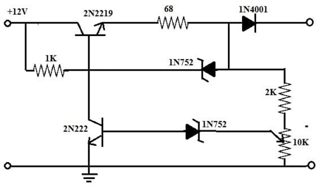 2N2219 as a Voltage Regulator / Control Transistor Circuit