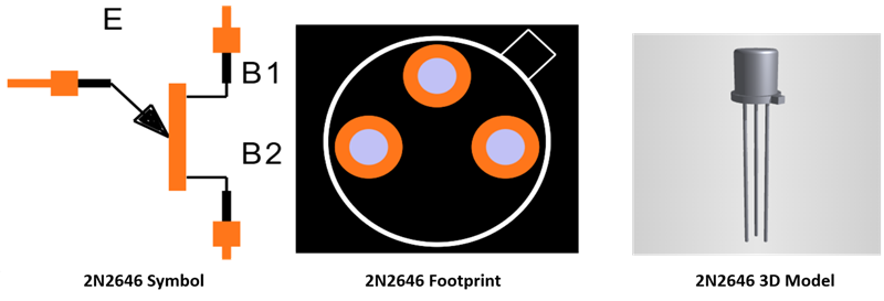 2N2646 Transistor CAD Models