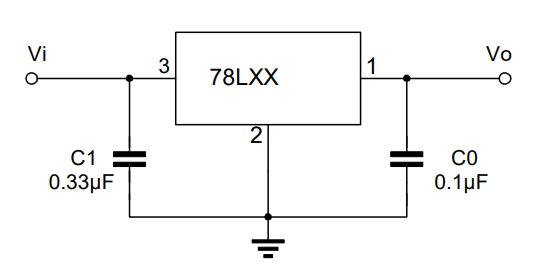 78L05 Voltage Regulator in Circuit