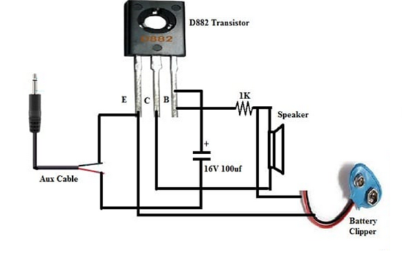 D882 NPN Transistor Working in Circuit