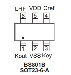 BS801B Sensor IC Pinout Details