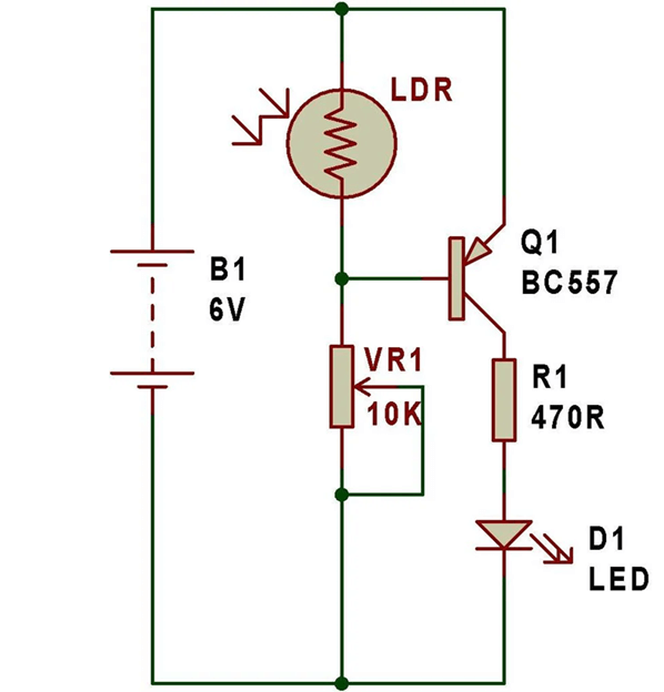 BC557 Working in Circuit