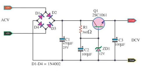 2SC1061 Working in Circuit