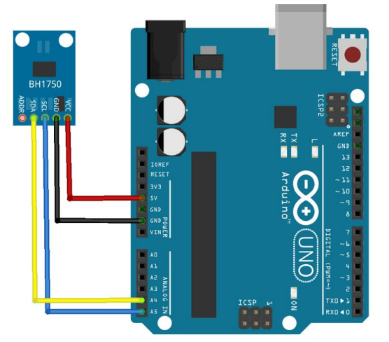BH1750 Light Sensor w/ Arduino