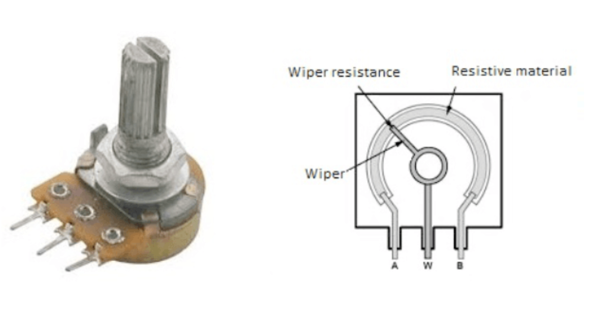 Internal Structure of 10K Potentiometer