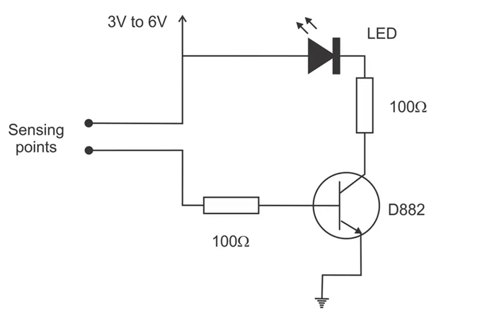 D882 NPN Transistor Working in Circuit