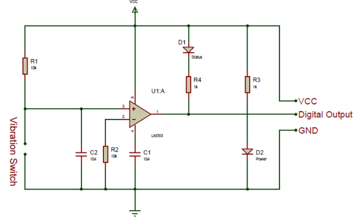 SW-420 Module Working in Circuit