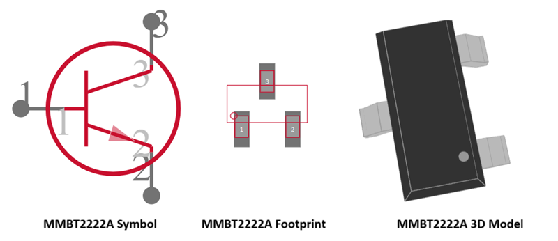 MMBT2222A CAD Models