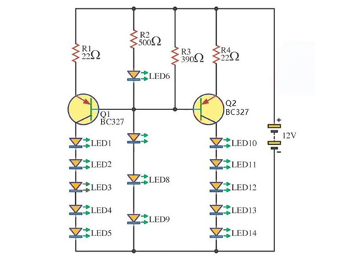 BC327 Transistor Application Circuit