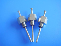 Glass-sealed feedthrough capacitors