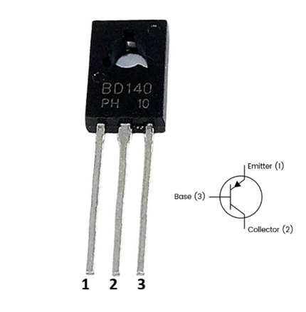 BD140 Transistor Pinout Configuration
